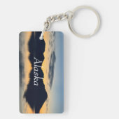 Alaska, het land van de middernachtzon sleutelhanger (achterkant)