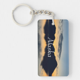 Alaska, het land van de middernachtzon sleutelhanger