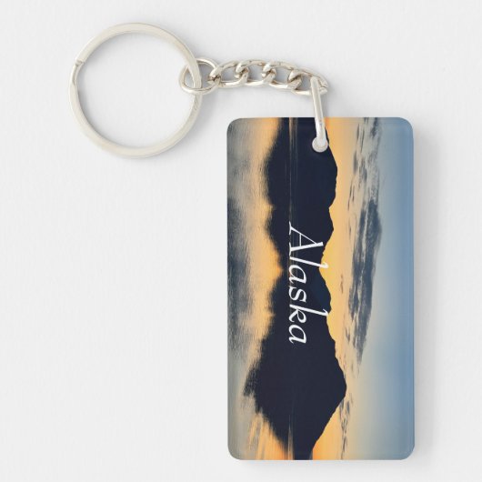 Alaska, het land van de middernachtzon sleutelhanger (Voorkant)