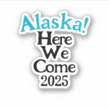 Alaska Hier Kom We 2025 op maat gesneden vinyl sti