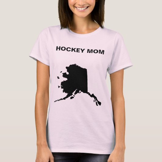 Alaska Hockey mama T-shirt (Voorkant)