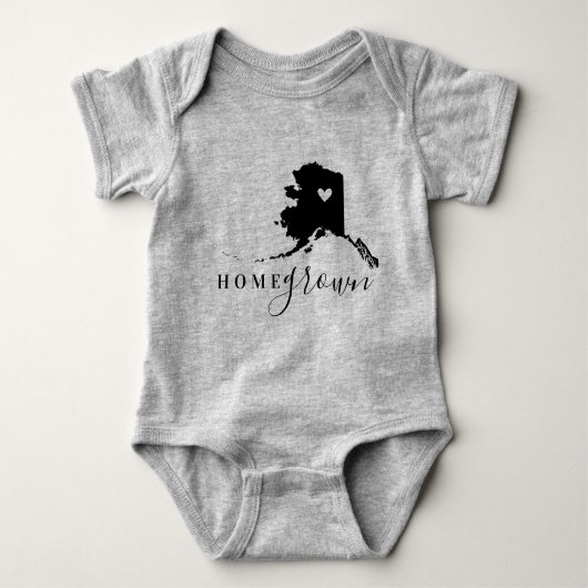 Alaska Home Grown State T-shirt (Voorkant)