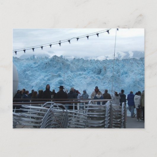 Alaska Hubbard Glacier Briefkaart (Voorkant)