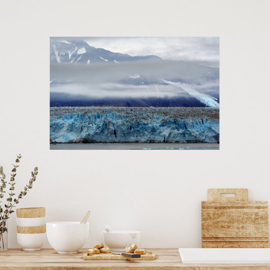 Alaska Hubbard Glacier Foto Poster (Keuken)
