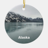 Alaska Hubbard Glacier Inside Passage Souvenir Keramisch Ornament (Voorkant)