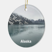 Alaska Hubbard Glacier Inside Passage Souvenir Keramisch Ornament (Links)