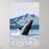 Alaska - Humpback Whale Poster (Voorkant)