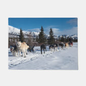 Alaska Husky Dog Sled Race Deurmat (Voorkant)