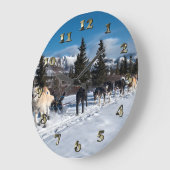 Alaska Husky Dog Sled Race Grote Klok (Hoek)