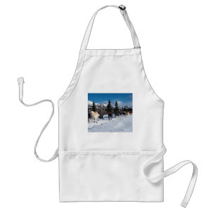 Alaska Husky Dog Sled Race Standaard Schort
