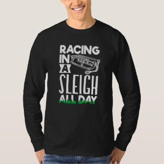 Alaska husky sled dog racing and mushing 2 t-shirt