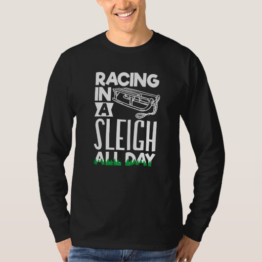 Alaska husky sled dog racing and mushing  2 t-shirt (Voorkant)