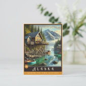 Alaska | hyperrealistisch Briefkaart (Staand voorkant)