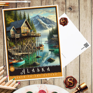 Alaska hyperrealistisch Briefkaart