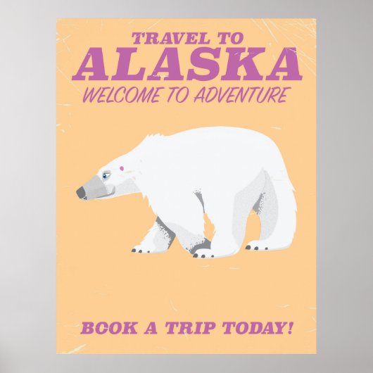 Alaska Ijsbeer Poster (Voorkant)