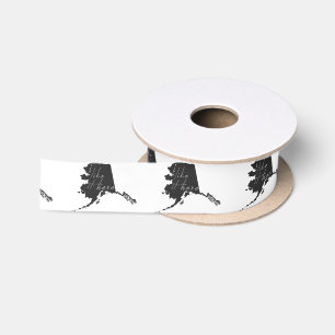 Alaska, ik vind het hier leuk als Silhouette Black Satijnen Lint