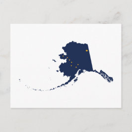 Alaska in Blue en Gold Briefkaart