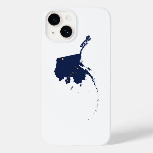 Alaska in Blue en Gold Case-Mate iPhone Case (Achterkant)