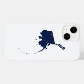 Alaska in Blue en Gold Case-Mate iPhone Case (Achterkant (horizontaal))