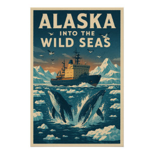 Alaska - In de wilde Zeeen Perfect Poster