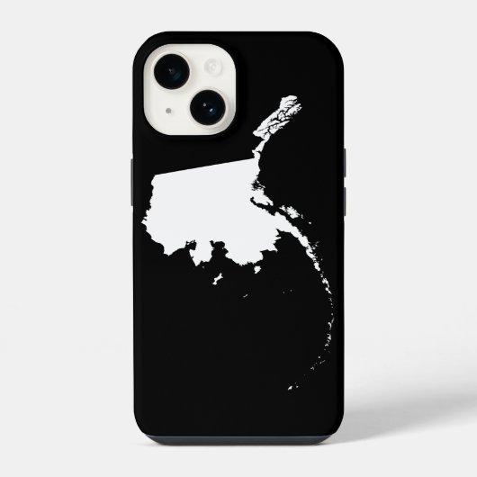 Alaska in het wit iPhone hoesje (Achterkant)