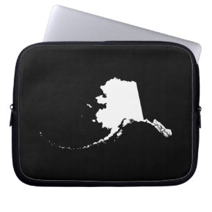 Alaska in het wit laptop sleeve