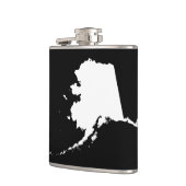 Alaska in zwart-wit heupfles (Links)