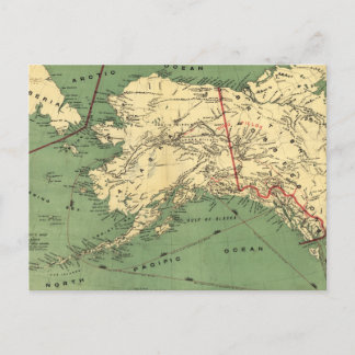 Alaska-kaart (1900) Briefkaart