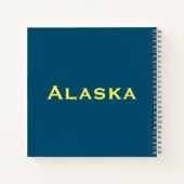  Alaska-kaart - Bering Straat, Nome, Barrow Notitieboek (Achterkant)