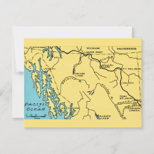 Alaska Kaart  Briefkaart