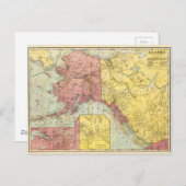  Alaska-kaart Briefkaart (Voorkant / Achterkant)