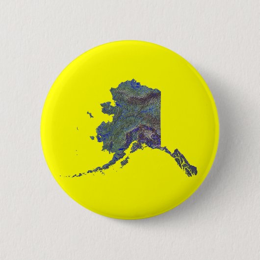Alaska Kaart Button (Voorkant)
