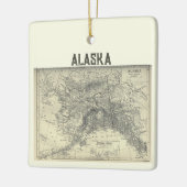  Alaska-kaart Keramisch Ornament (Links)