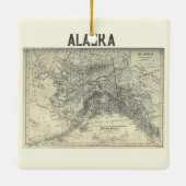  Alaska-kaart Keramisch Ornament (Achterkant)