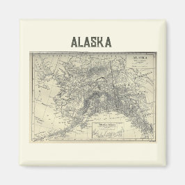  Alaska-kaart Magneet