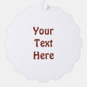 Alaska-kaart op binnenste baarmoedervlek ornament kaart (Achterkant)