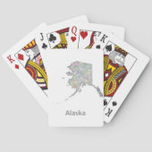Alaska-kaart Pokerkaarten (Achterkant)