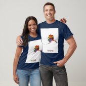 alaska kaart t-shirt (Unisex)
