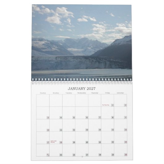 ALASKA KALENDER (Jan 2027)