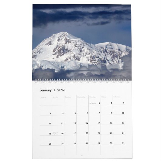 Alaska Kalender (Jan 2026)