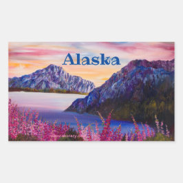 Alaska katoenen Snoep _ALASKA vierkante Sticker