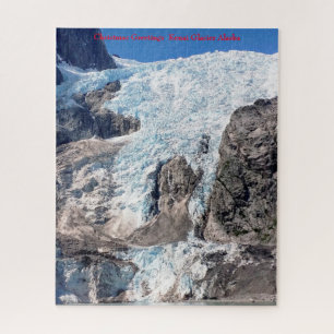 Alaska Kenai Gletsjer Kerstgroeten Legpuzzel