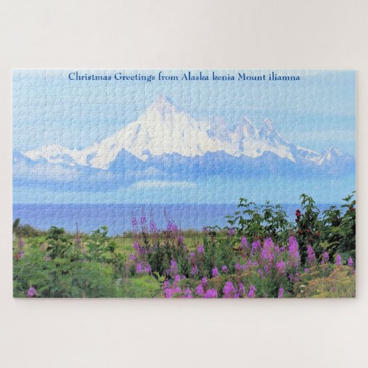 Alaska kenia Mount iliamna Jigzaag Puzzle Legpuzzel (Horizontaal)