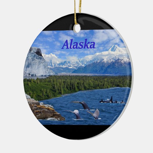 Alaska Keramisch Ornament (Links)