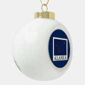 Alaska Keramische Bal Ornament (Links)