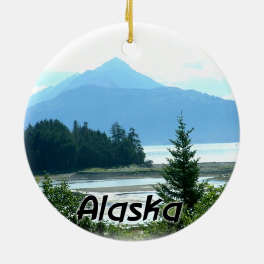 Alaska Keramische kerstversiering Keramisch Ornament (Achterkant)