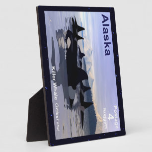 Alaska Killer Whales Stamp Fotoplaat