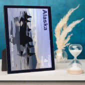Alaska Killer Whales Stamp Fotoplaat (Zijkant)