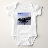 Alaska Killer Whales Stamp Romper (Voorkant)