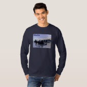 Alaska Killer Whales Stamp T-shirt (Voorkant volledig)